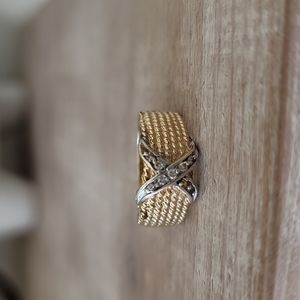 14kt Gold Ring with Diamonds